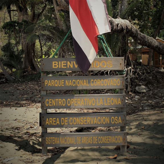 costa rica corcovado park  entrance la leona