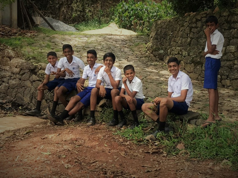 Sri Lanka school kids