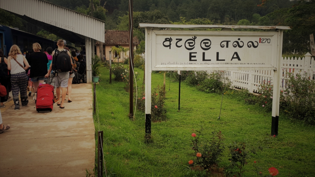 Sri Lanka train station Ella