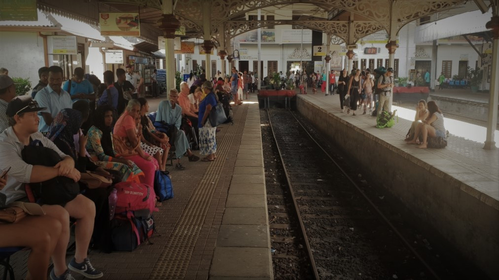 Sri Lanka train station Kandy