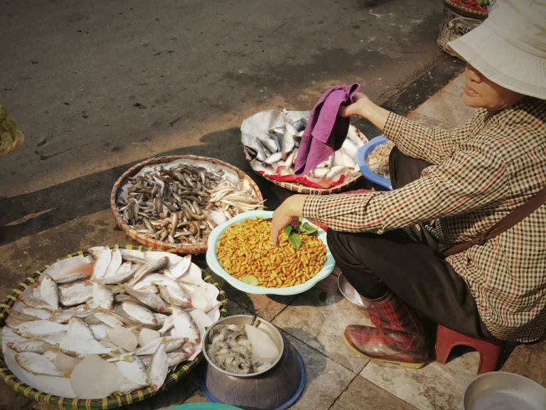 Vietnam Hanoi old market