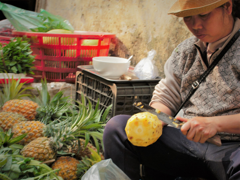 Vietnam hanoi pineapple