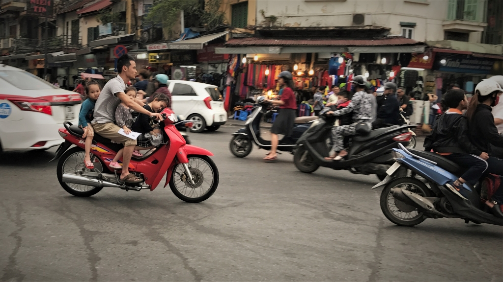 Vietnam Hanoi Traffic