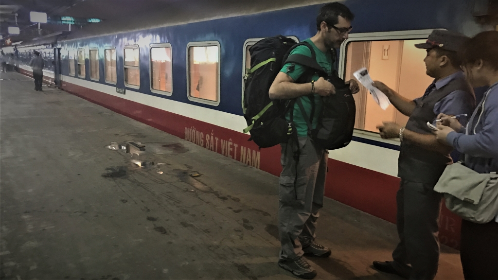 Vietnam train station